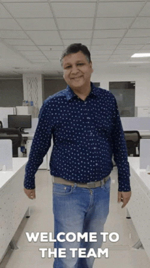 Welcome To The Team Man Handshake GIF