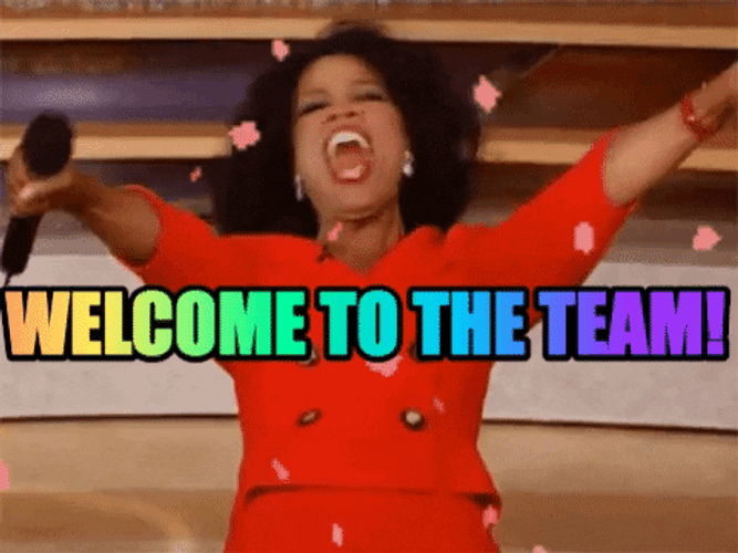 Welcome To The Team Oprah Winfrey GIF