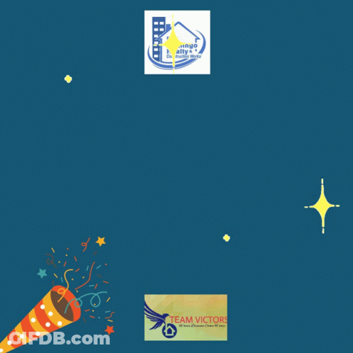 Welcome To The Team Sign With Confetti Cannon GIF