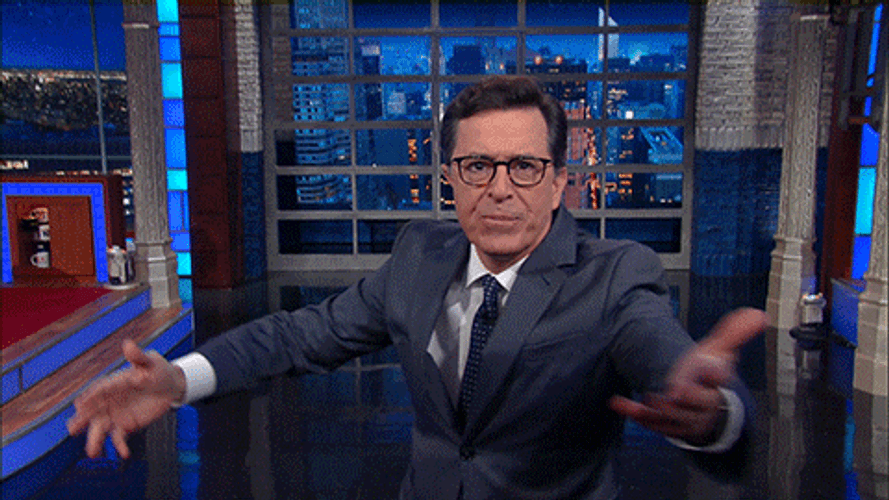 Welcome To The Team Stephen Colbert GIF