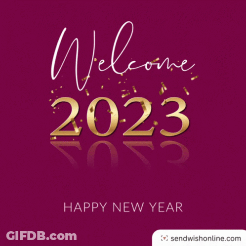 Welcome2023 Happy New Year GIF
