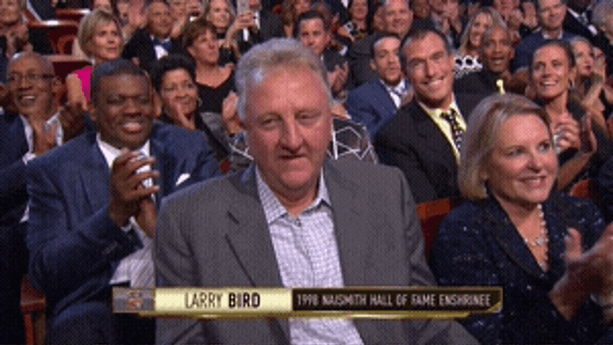 Welcoming Larry Bird GIF