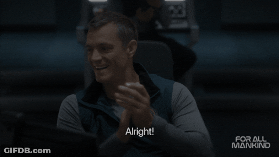 Well Alright Joel Kinnaman Clapping GIF