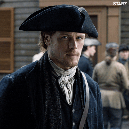 Well Alright Sam Heughan Outlander GIF