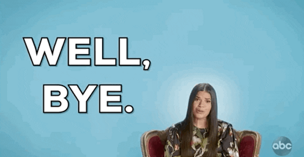Well Bye America Ferrera GIF