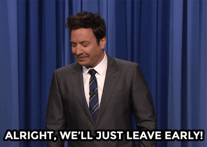 Well Bye Jimmy Fallon GIF