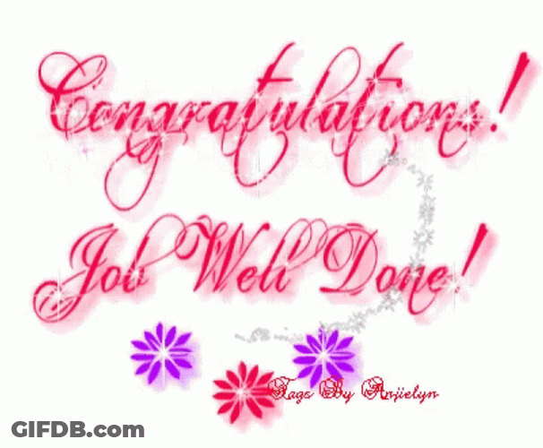 Well Done Congratulations GIF