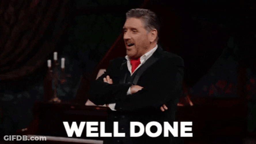 Well Done Craig Ferguson GIF