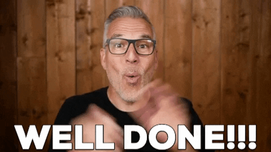 Well Done Eyeglasses Man GIF
