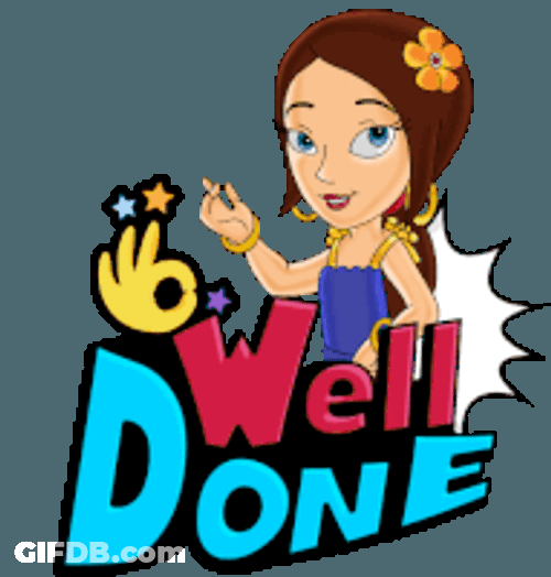 Well Done Indumati Sticker GIF