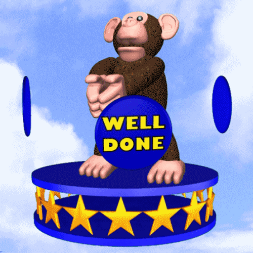 Well Done Monkey GIF