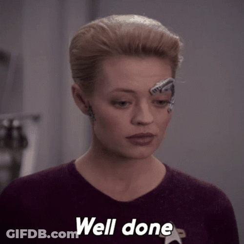 Well Done Seven Of Nine GIF