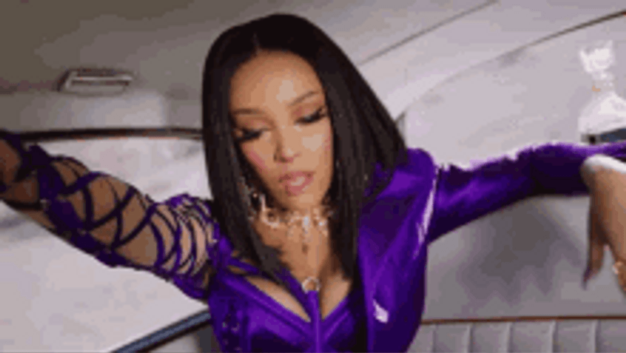 Well-Dressed  Doja Cat Sleepy Yawn GIF