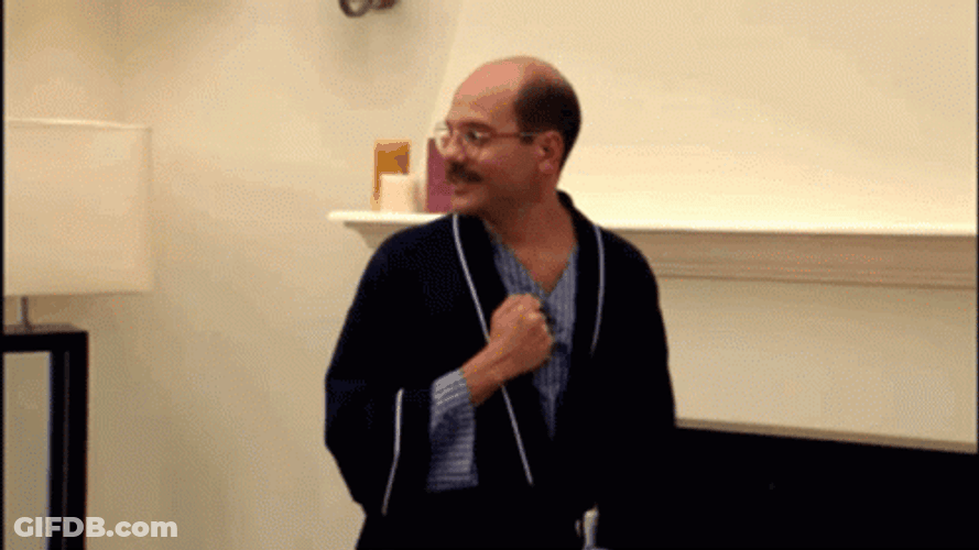 Well Excuse Me David Cross In Robe GIF
