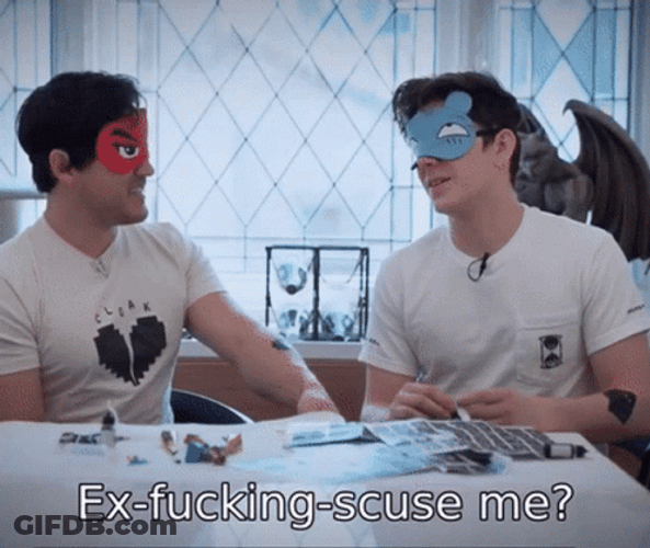 Well Excuse Me GIF