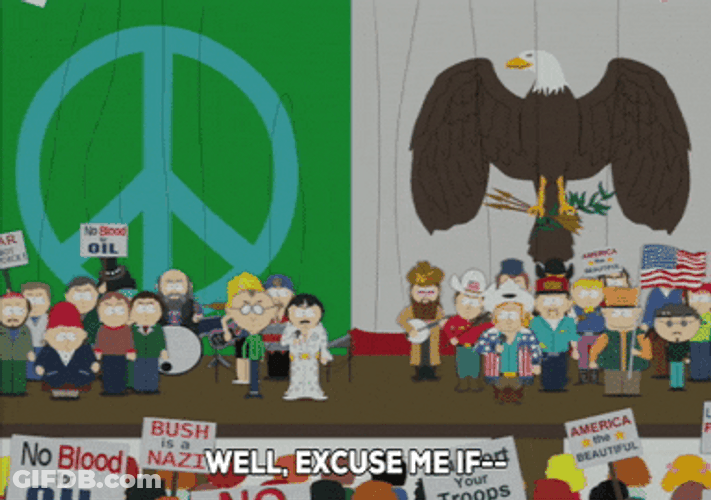 Well Excuse Me Randy Marsh South Park GIF