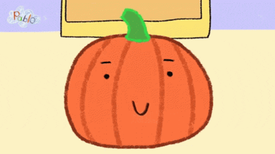 Well Hello There Gif Hello Im A Pumpkin GIF