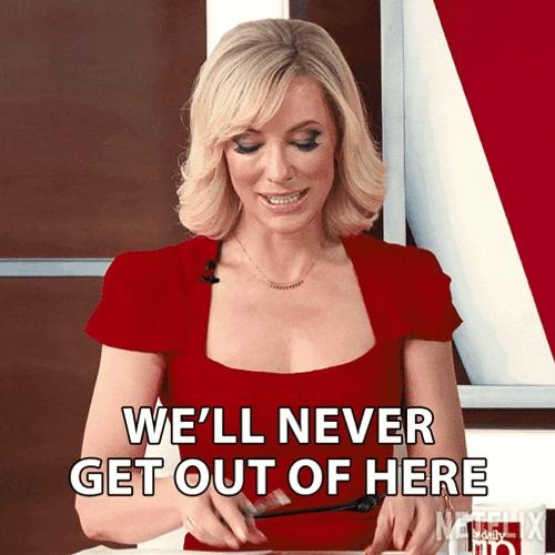 Well Never Get Out Of Here Brie Evantee GIF