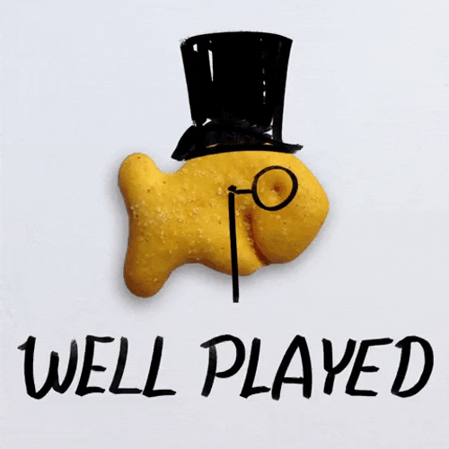 Well Played Fish Cracker GIF