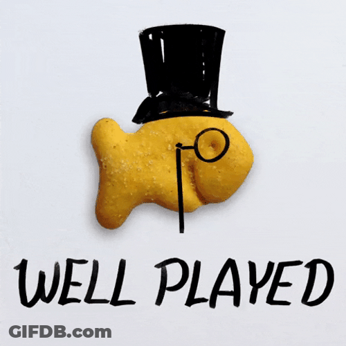 Well Played Fish Meme GIF