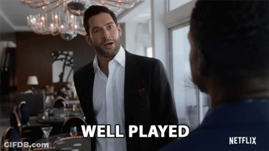 Well Played Lucifer Netflix GIF