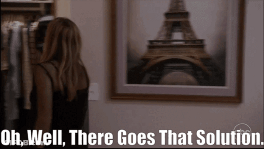 Well There It Is A Solution GIF
