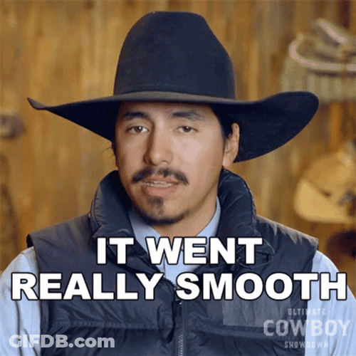 Well There It Is Really Smooth GIF