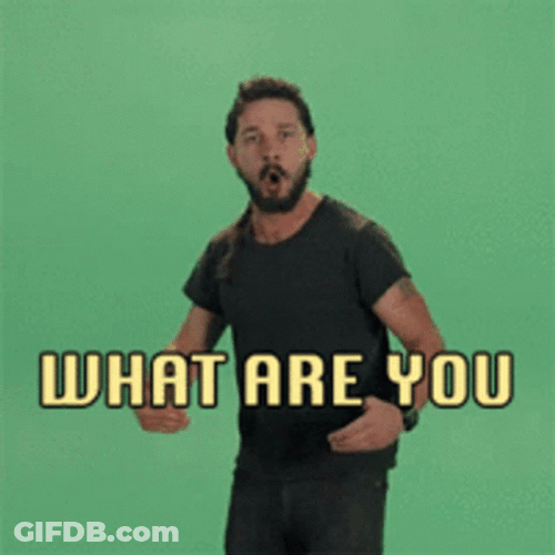 Well We're Waiting Shia LaBeouf GIF