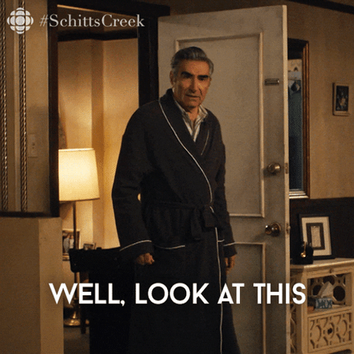 Well Well Well Johnny Rose Schitts Creek GIF