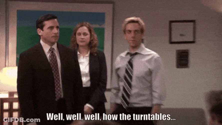 Well Well Well The Office Michael Scott GIF