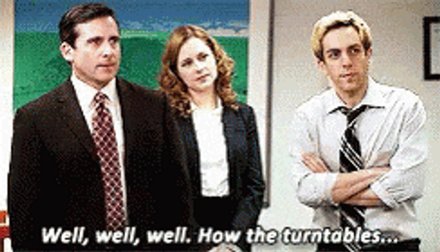 Well Well Well  The Office Michael Scott GIF