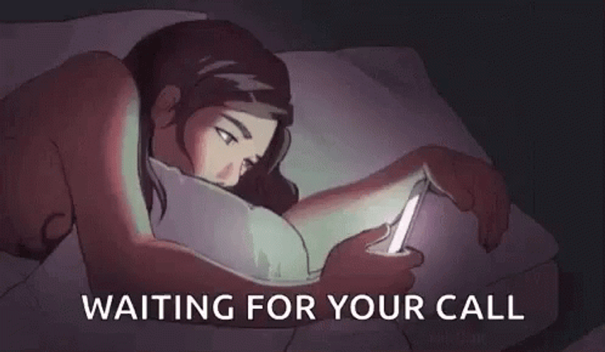 Well Were Waiting For Your Call Anime GIF
