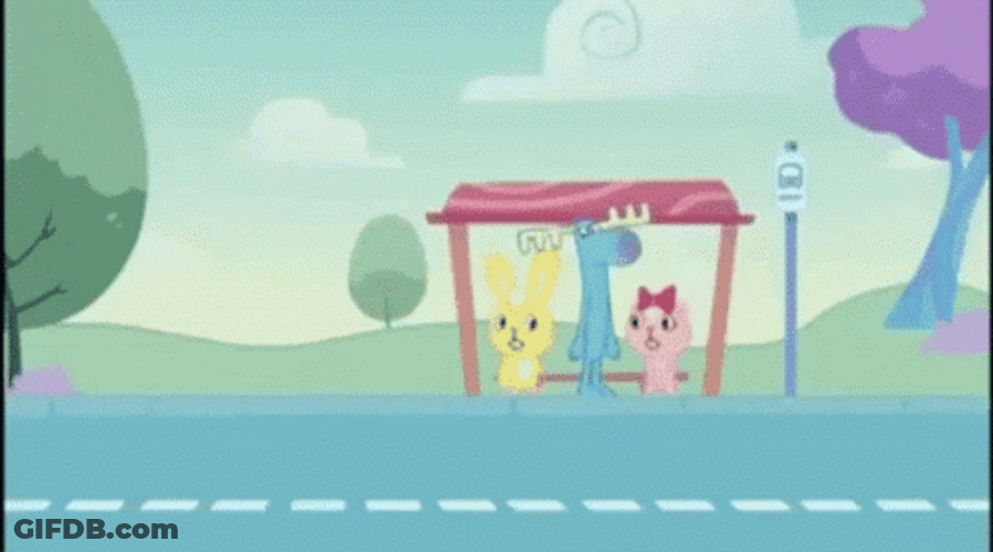 Well Were Waiting Happy Three Friends GIF