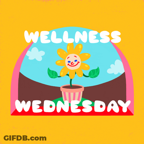 Wellness Wednesday Flower Dancing GIF
