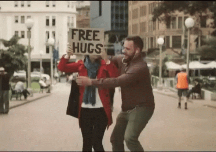 Wellness Wednesday Free Hug GIF