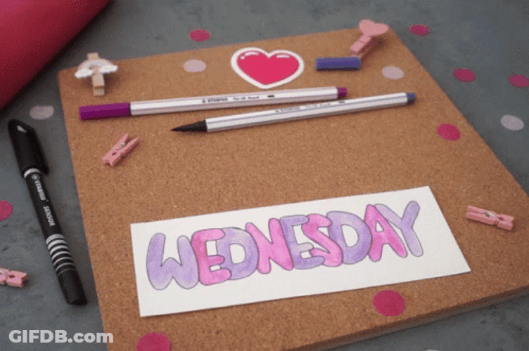 Wellness Wednesday Note GIF