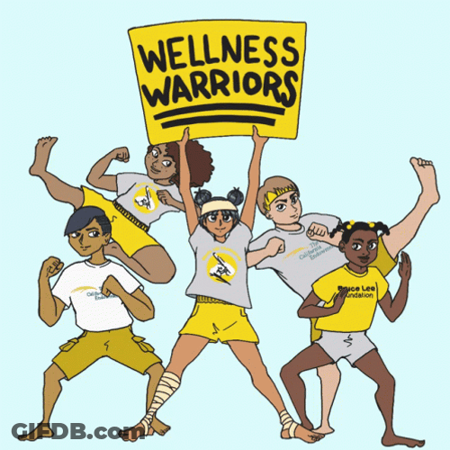 Wellness Wednesday Warrior GIF