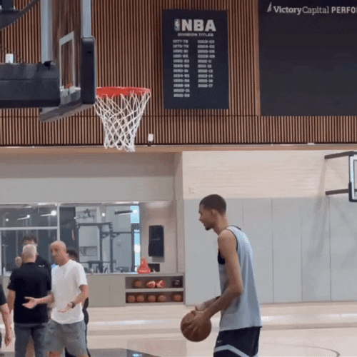 Wemby Jumping Dunk GIF