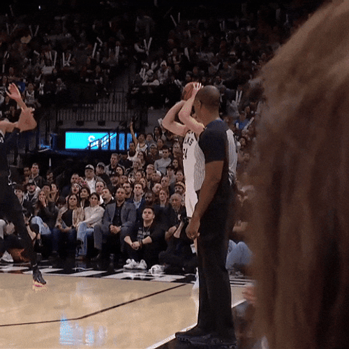 Wemby Slow Motion Three Point Shot GIF