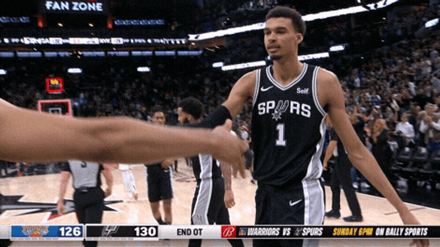 Wemby Team Celebration GIF