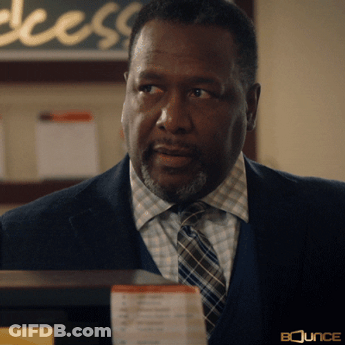 Wendell Pierce Afraid Reaction GIF