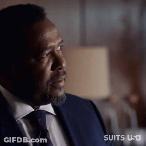 Wendell Pierce Cold Stare GIF