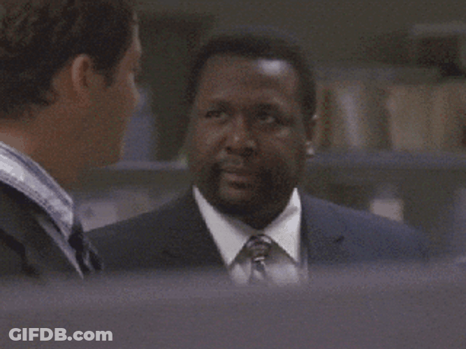 Wendell Pierce Disappointed Look Detective Bunk Moreland GIF