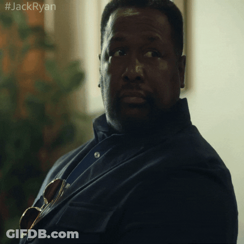 Wendell Pierce Looking Behind GIF