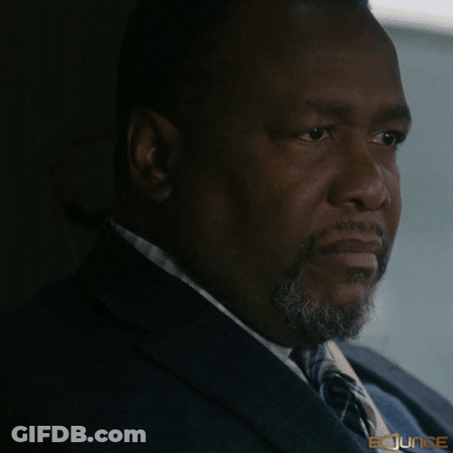 Wendell Pierce Repeating Same Work Reaction GIF