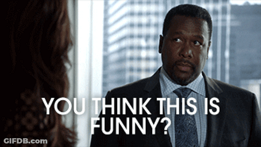 Wendell Pierce You Think This Is Funny GIF