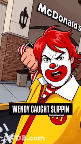 Wendy Caught Slippin At McDonald's GIF