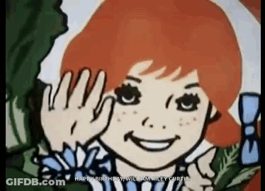 Wendy From Wendy's Waving GIF
