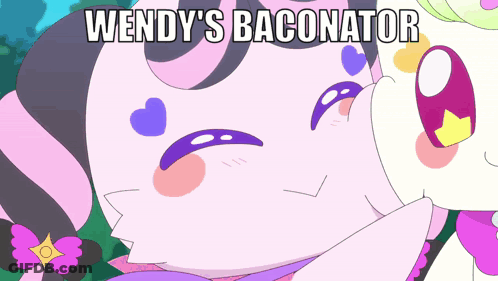 Wendy's Baconator Cartoon Drawing GIF