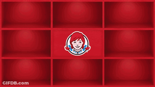 Wendy's Burgers And Wraps Collage GIF